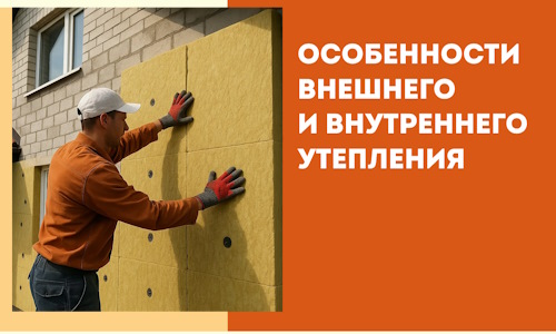 Какие особенности внешнего и внутреннего утепления в Котласе