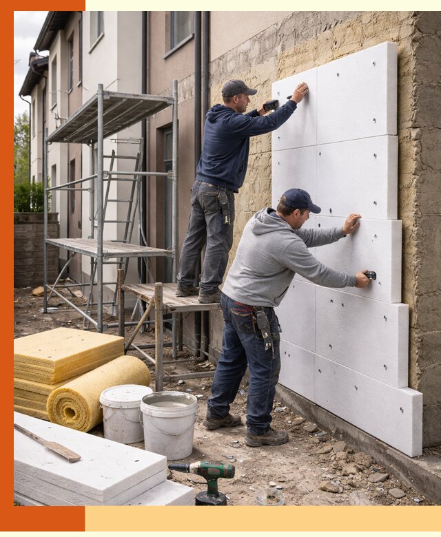 Утепление таунхауса с гарантией комфорта в Котласе