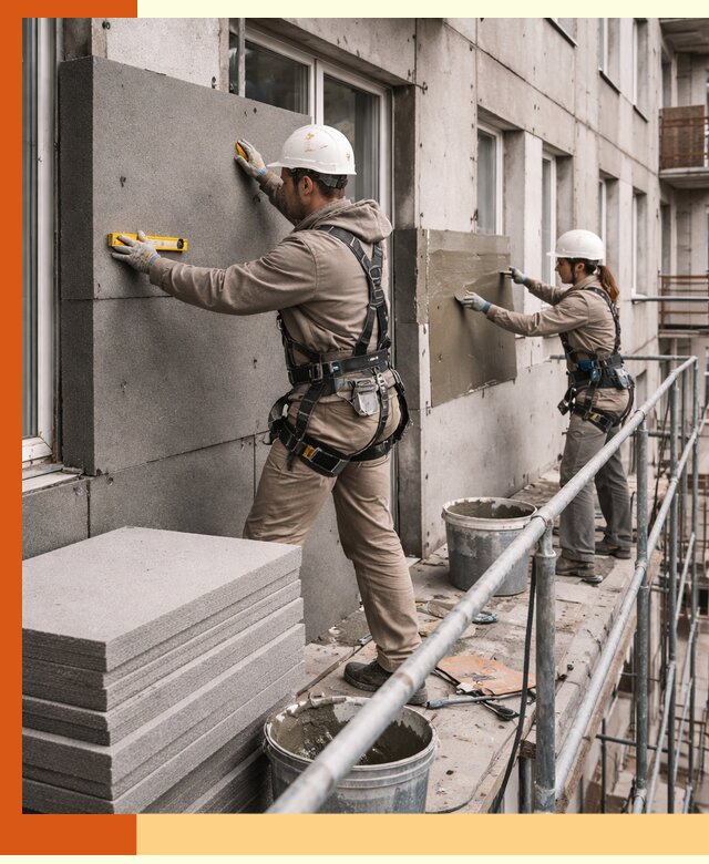 Утепление квартиры снаружи под ключ в Котласе