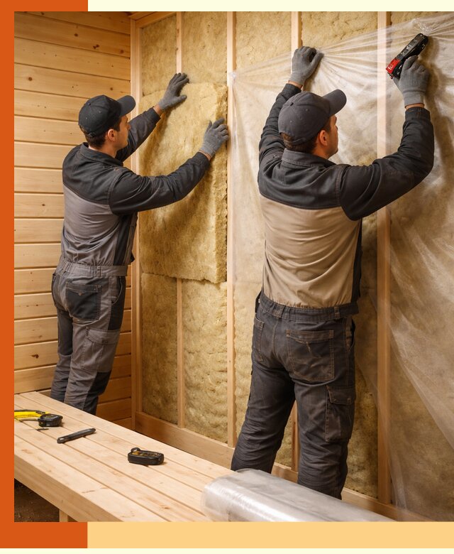 Профессиональное утепление сауны в Котласе с гарантиями качества