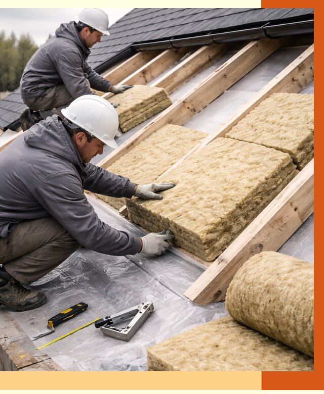 Утепление крыши в Котласе от 1917 руб./м2 — комплексное утепление кровли | ТепломастерКтл