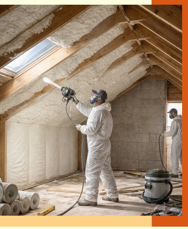 Утепление мансарды ППУ в Котласе от 2850 руб./м² — заказать под ключ | ТепломастерКтл