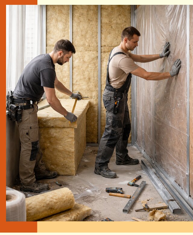 Профессиональное утепление лоджии в Котласе эффективно и надежно