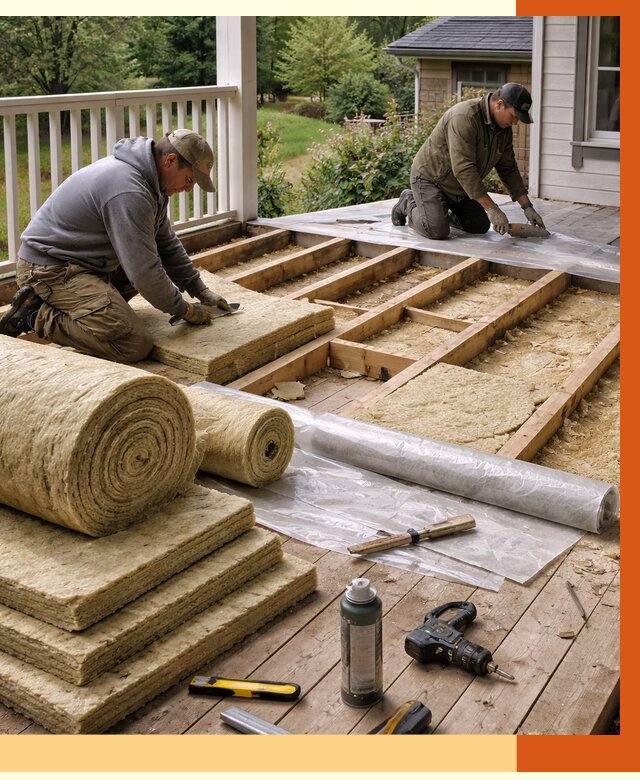 Утепление террасы в Котласе от 4352 руб./м2 — утеплить террасу под ключ | ТепломастерКтл