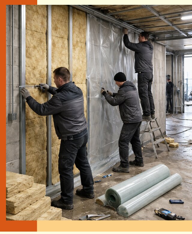 Профессиональное утепление автомойки в Котласе для любого типа помещений