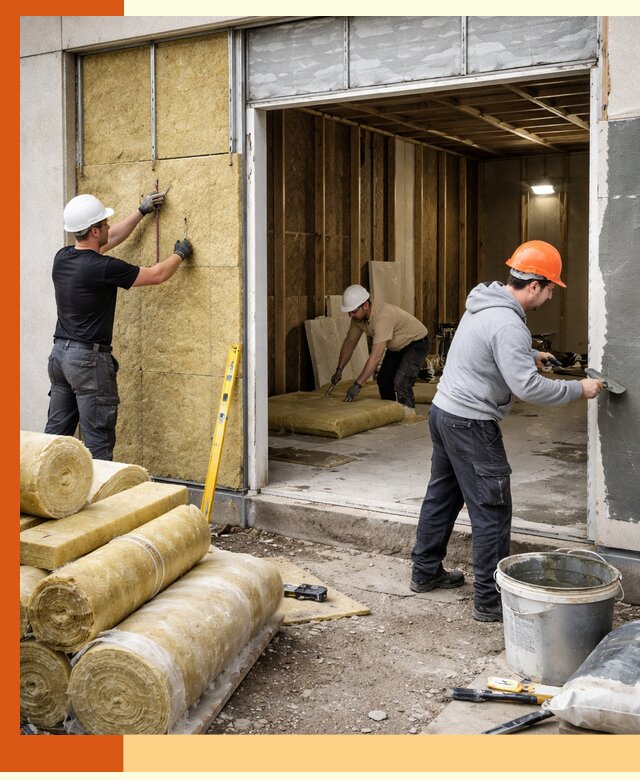 Утепление торгового павильона в Котласе — качественно и энергоэффективно