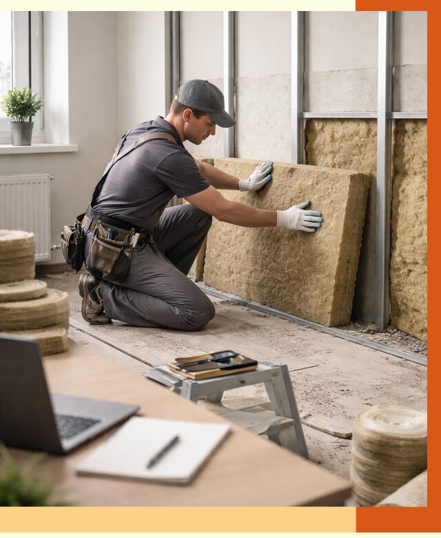 Утепление офиса в Котласе от 4663 руб/м2 — комплексное утепление офиса под ключ | ТепломастерКтл