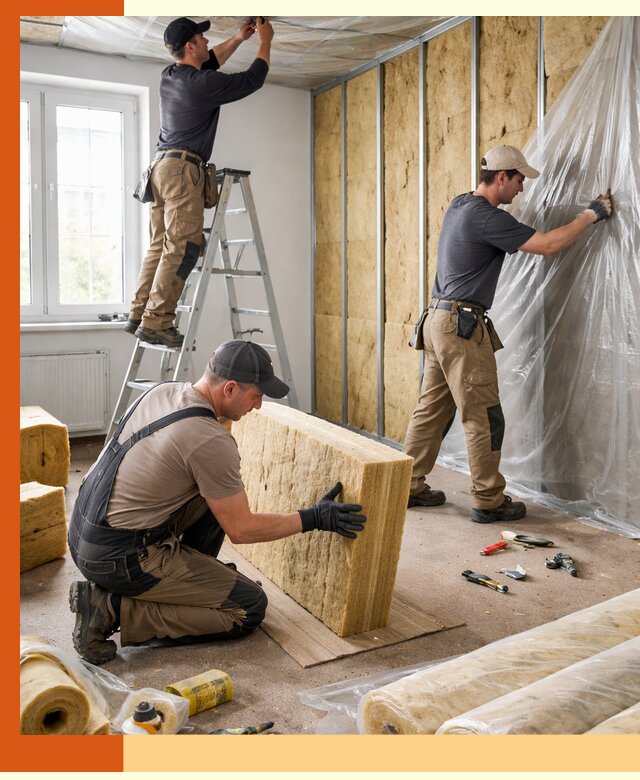 Утепление офисных помещений под ключ в Котласе