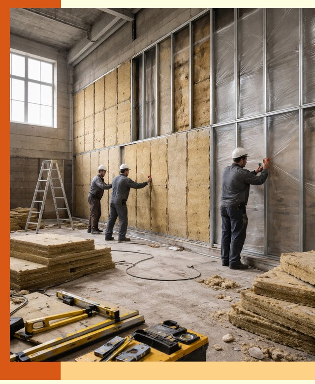 Утепление спортивного зала в Котласе качественно и недорого