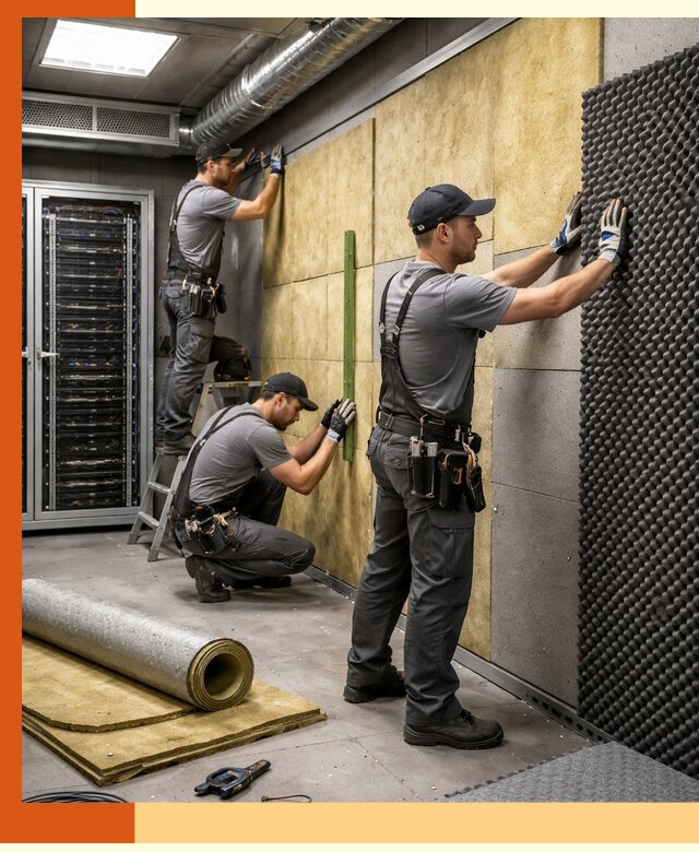 Утепление серверной комнаты профессионально в Котласе