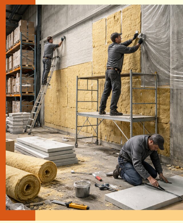 Утепление холодного склада под ключ в Котласе