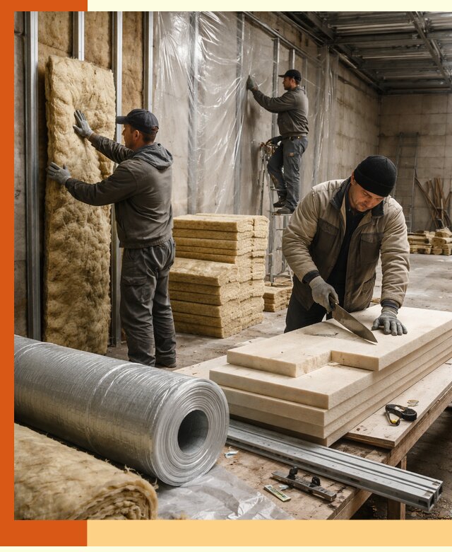 Утепление торгового склада в Котласе с энергоэффективными решениями