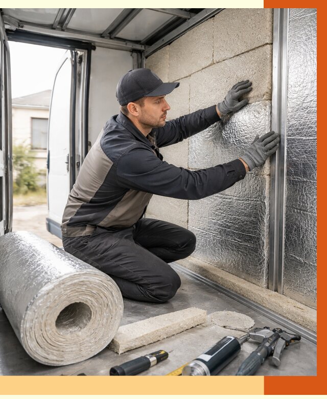 Утепление фургона рефрижератора в Котласе от 12954 руб./м² под ключ | ТепломастерКтл