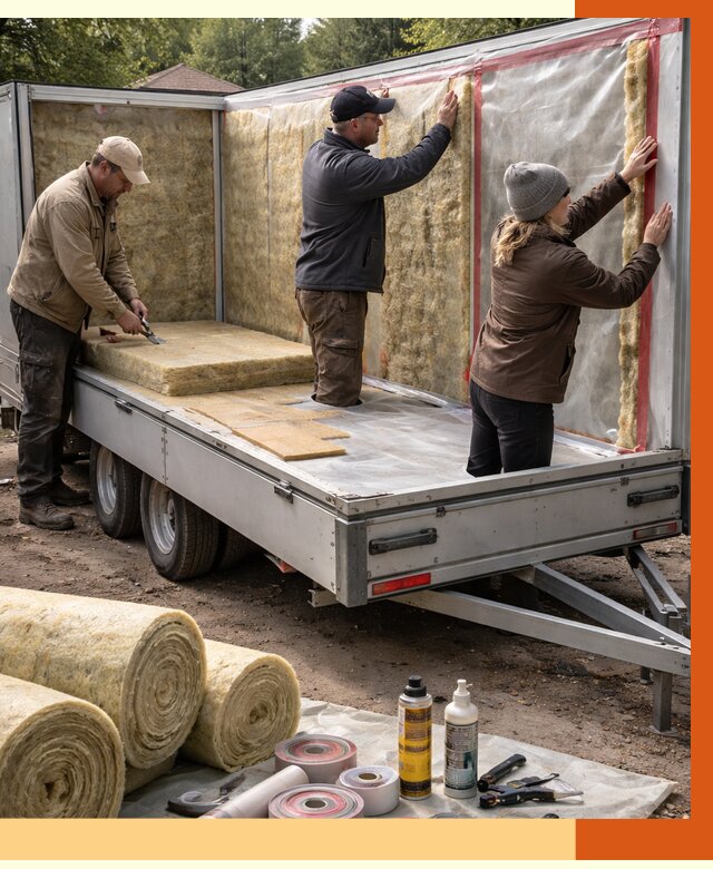 Утепление прицепа в Котласе под ключ от 12954 руб. — комплекс от ТепломастерКтл