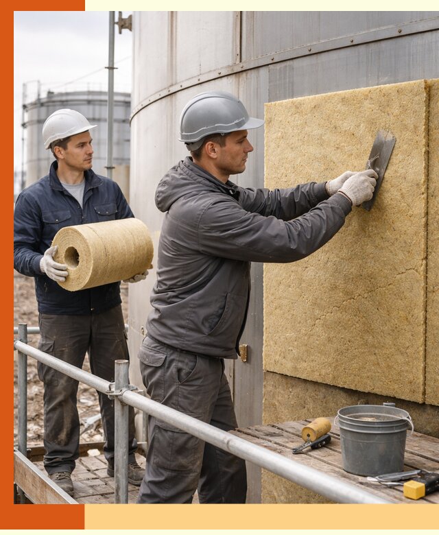 Профессиональное утепление резервуара и теплоизоляция в Котласе