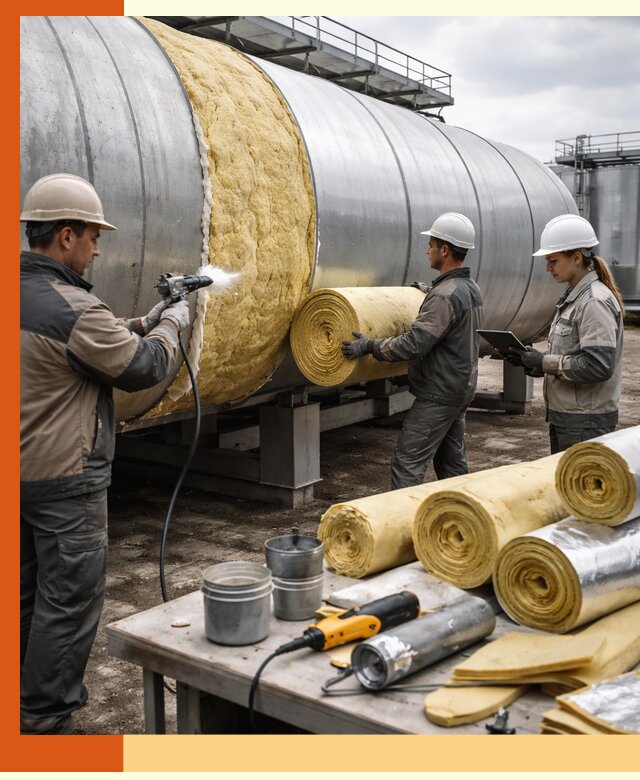Утепление цистерны в Котласе — утеплители и монтаж под ключ
