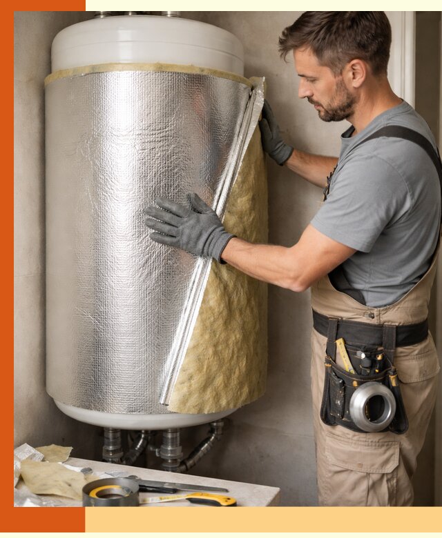 Утепление бойлера в Котласе для снижения теплопотерь и экономии энергии