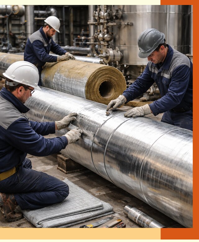 Утепление технологического оборудования в Котласе от 4352 руб. за м2 | ТепломастерКтл