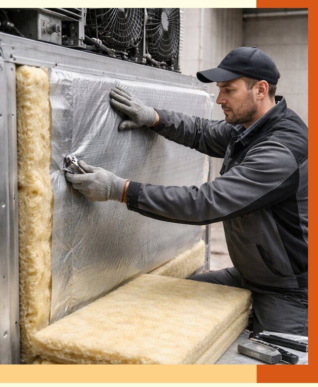 Утепление холодильного агрегата в Котласе от 8809 руб. под ключ | ТепломастерКтл