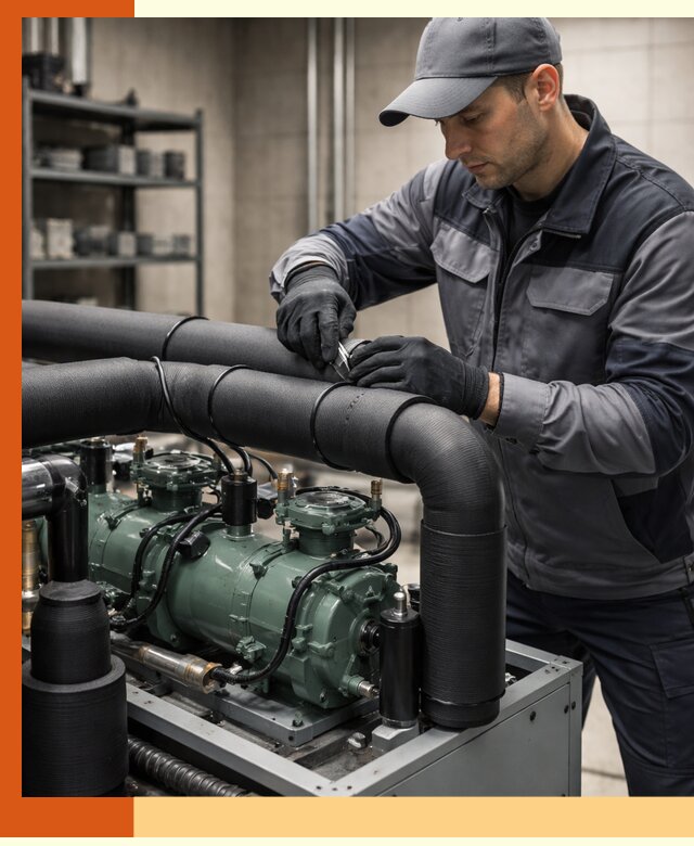 Утепление холодильного агрегата и теплоизоляция в Котласе