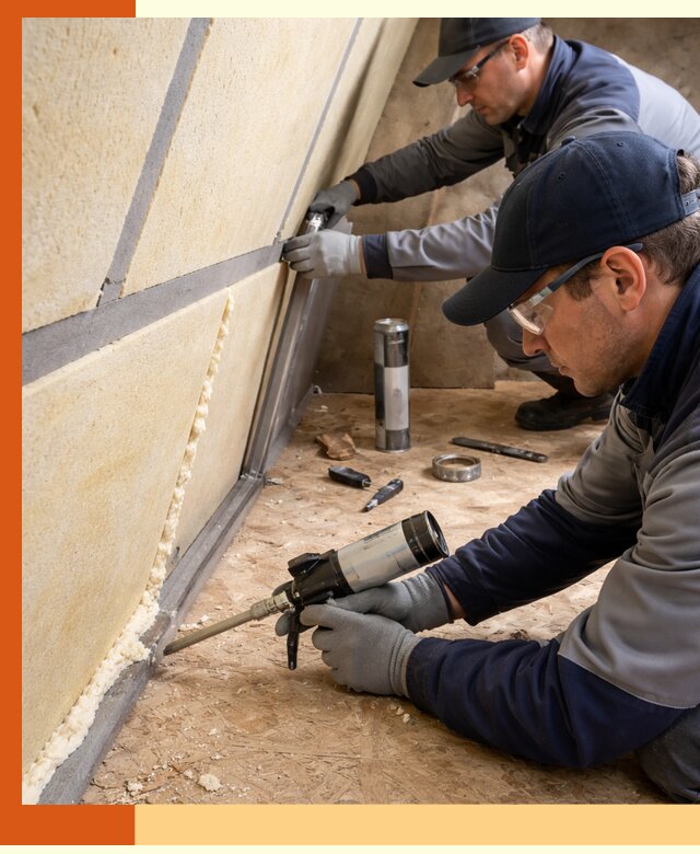 Герметизация стыков ППУ в Котласе — надежное уплотнение швов