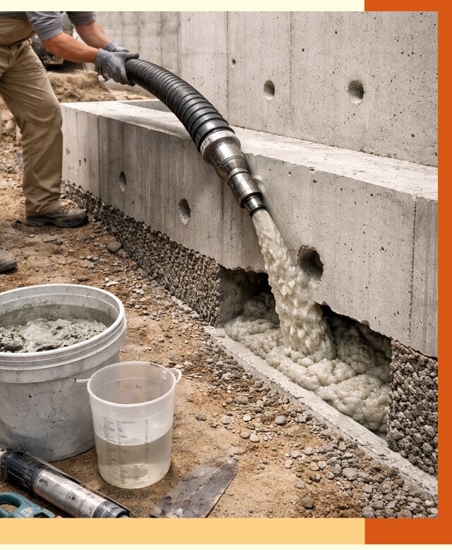 Заполнение полостей фундамента в Котласе от 7047 руб. под ключ | ТепломастерКтл