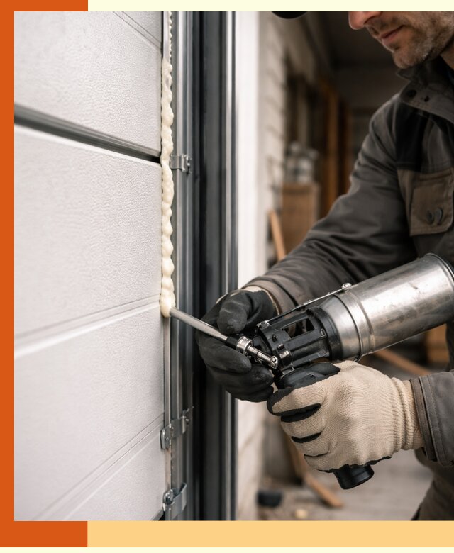 Заполнение пустот ворот в Котласе профессионально и герметично