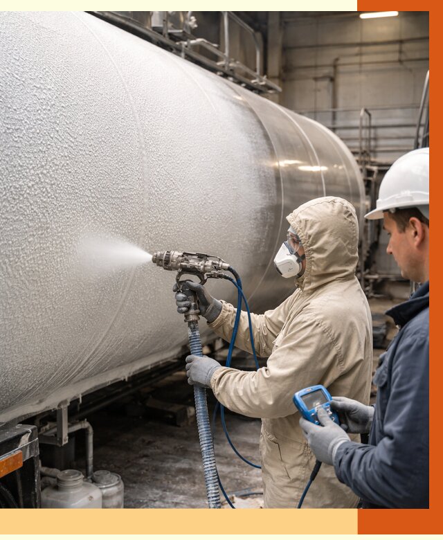 Утепление автоцистерны жидкой теплоизоляцией в Котласе от 15026 руб. под ключ | ТепломастерКтл