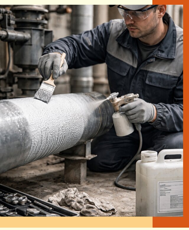 Утепление оборудования жидкой теплоизоляцией в Котласе от 4663 руб. | ТепломастерКтл