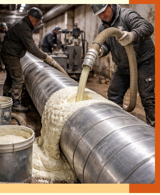 Утепление теплотрассы жидкой теплоизоляцией в Котласе от 4352 руб. | ТепломастерКтл