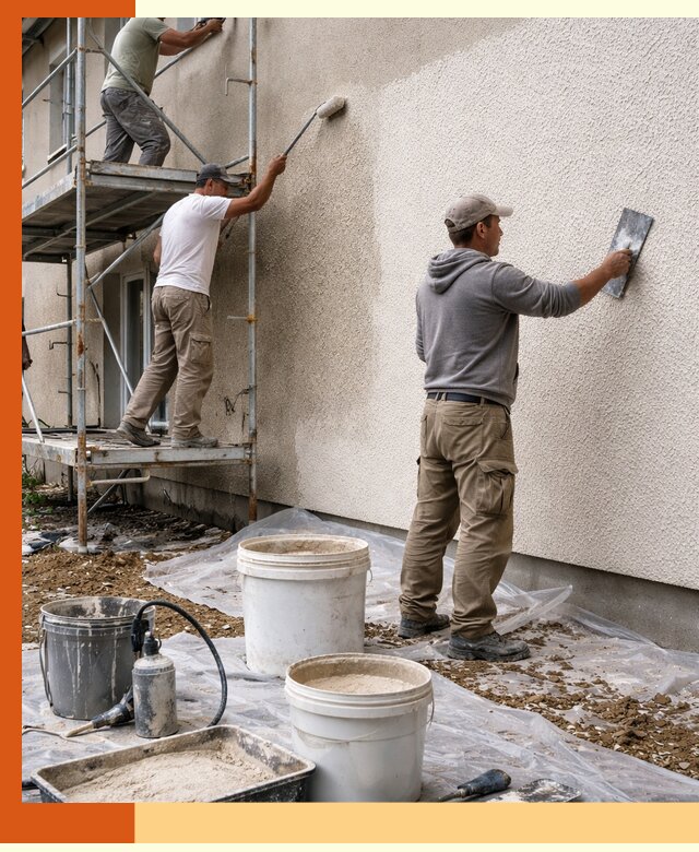 Утепление фасада жидкой пробкой в Котласе