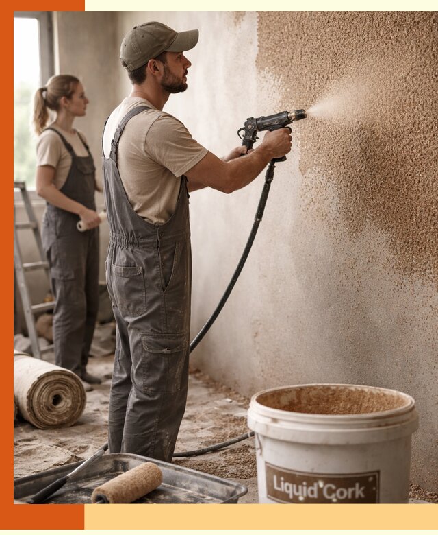 Утепление стен жидкой пробкой в Котласе эффективное и долговечное