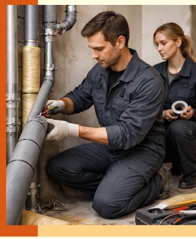 Шумоизоляция труб в Котласе: профессиональная звукоизоляция под ключ