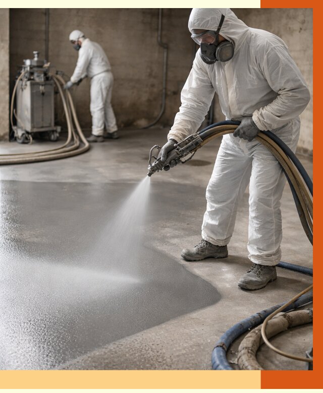 Гидроизоляция полимочевиной в Котласе от 8809 руб/м² — напыление полимерной гидроизоляции | ТепломастерКтл