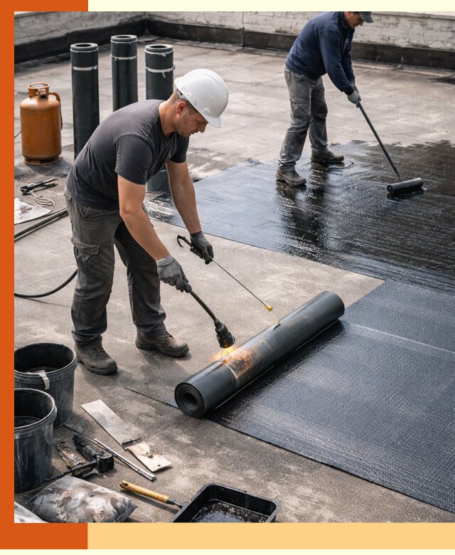 Гидроизоляция кровли в Котласе — надежная защита от протечек