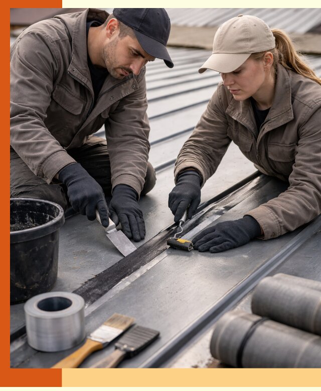 Гидроизоляция фальцевой кровли в Котласе качественно и надежно