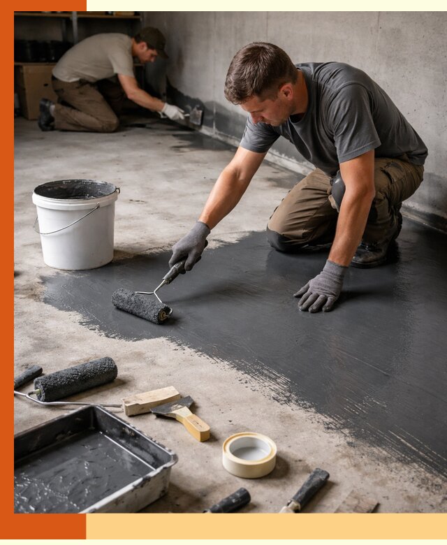 Гидроизоляция гаражного пола в Котласе — надежная защита от влаги