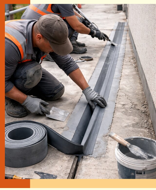 Гидроизоляция деформационного шва в Котласе профессионально и надежно