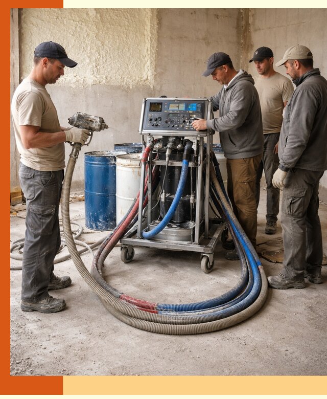 Аренда установки для напыления ППУ в Котласе на выгодных условиях